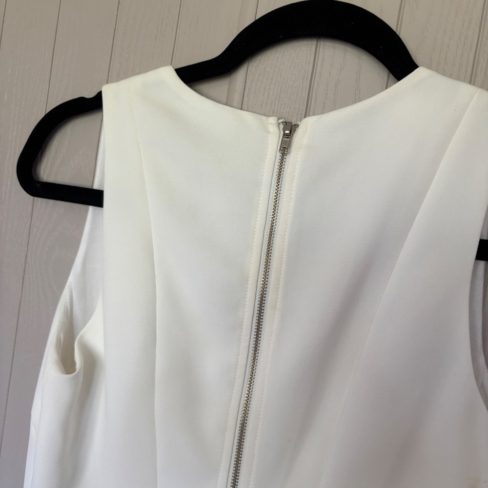 Aryn K Boutique White Bridal Geometric Fit and Flare Dress Size XS - Picture 9 of 14